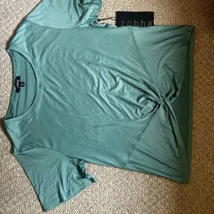 Zobha crop XL work out shirt